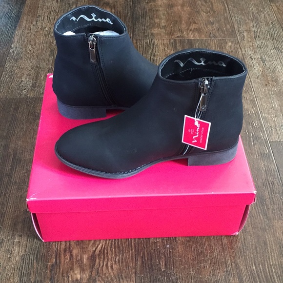 Nina Girls black booties - Picture 3 of 4